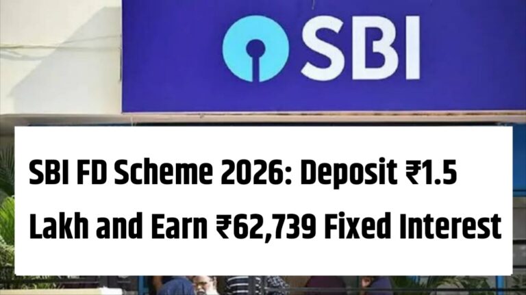 SBI FD Scheme 2026: Deposit ₹1.5 Lakh and Earn ₹62,739 Fixed Interest