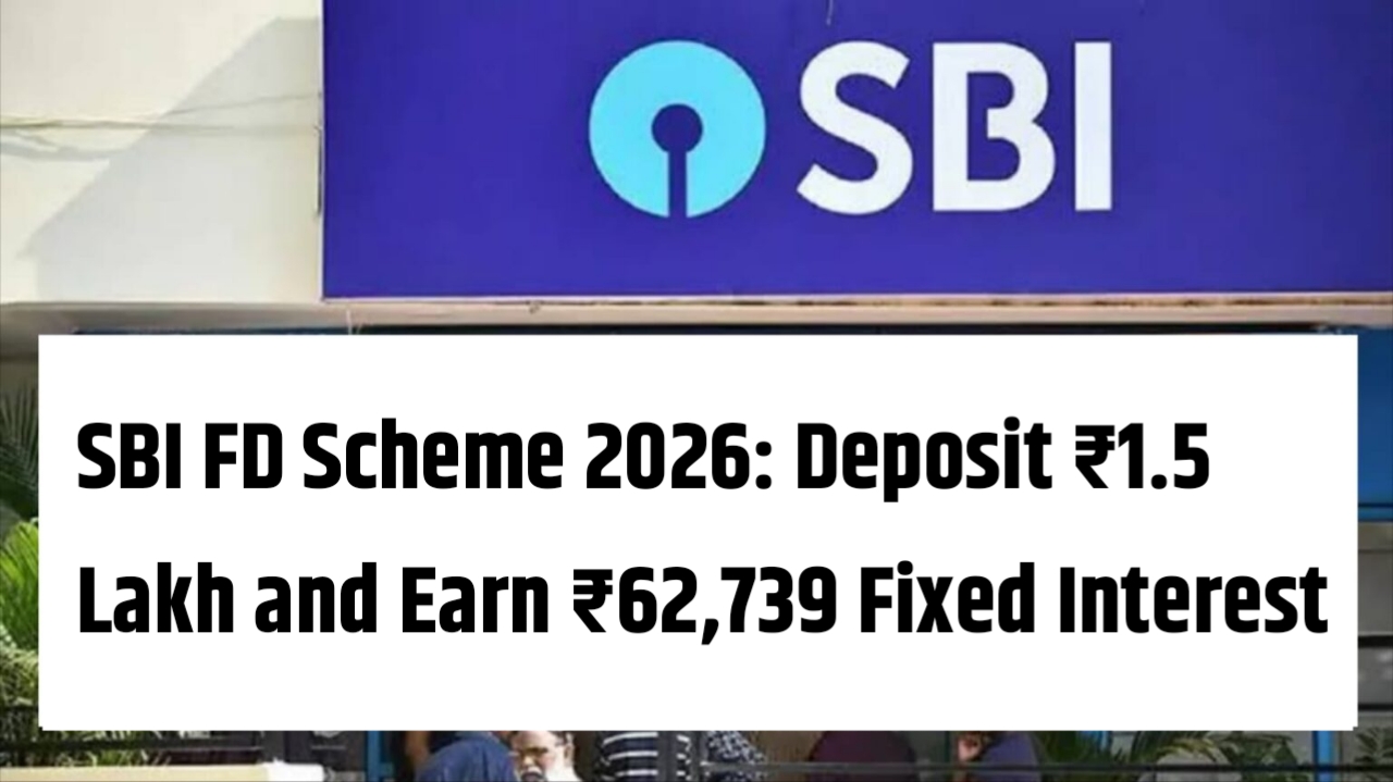 SBI FD Scheme 2026: Deposit ₹1.5 Lakh and Earn ₹62,739 Fixed Interest